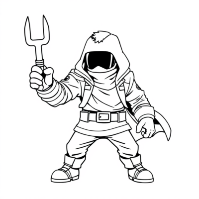 Livre de coloriage : Brawl Stars – Leon en mode invisibilité