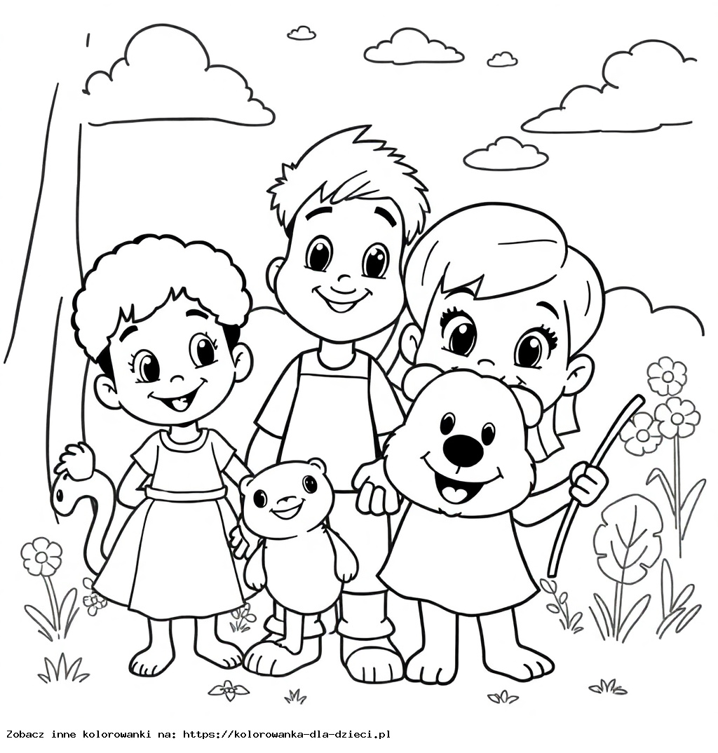Livre de coloriage : Pour les enfants de 4 à 5 ans – Coloriez les personnages de vos contes préférés