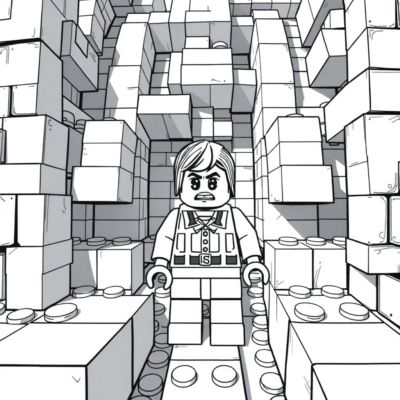 Colorier: Lego Worlds – Le labyrinthe mystérieux en briques