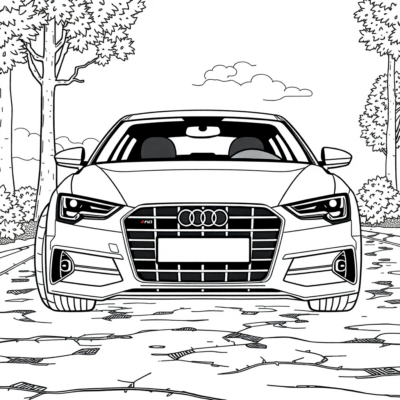 Audi Coloriage