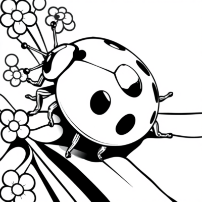 Coloriage Coccinelle