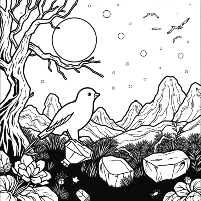 Coloriage Bing à imprimer