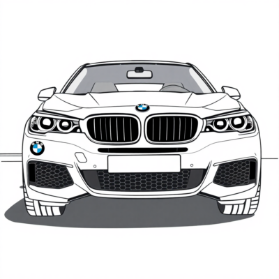 BMW Dessin à colorier