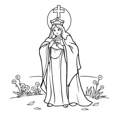 Livre de coloriage : le Corpus Christi – coloriages pour enfants