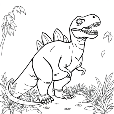Dinosaures Coloriages