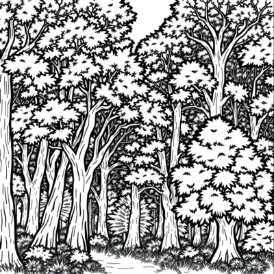 Dessins d’arbres