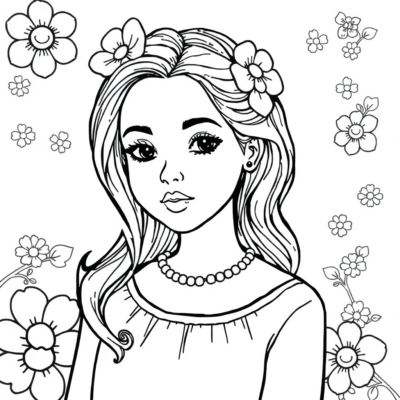 Petite Fille Coloriage
