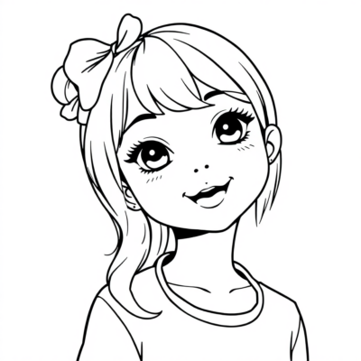 Fille Coloriage