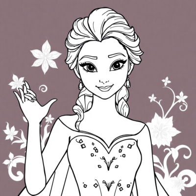 Elsa Coloriages