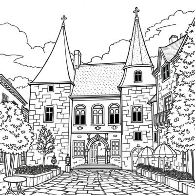 Dessin de coloriage : Europe, coloriage pour enfants