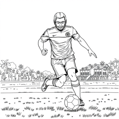 Livre de coloriage : coloriage football