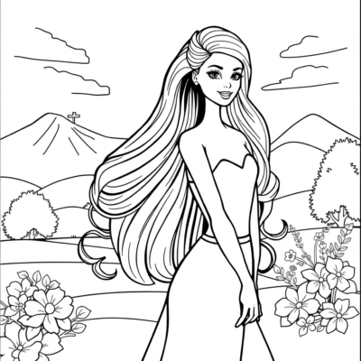 Dessin: jeux Barbie coloriages en ligne