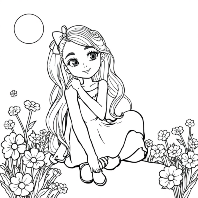 Livre de coloriage : jeux de coloriage pour les filles