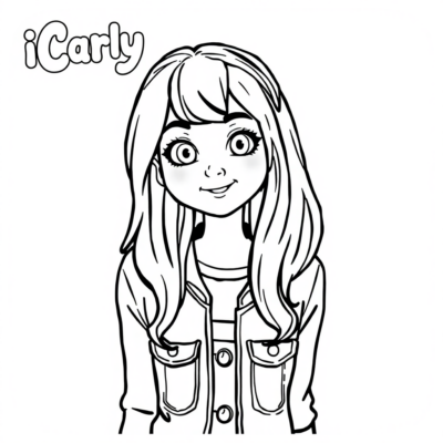 Livre de coloriage : jeux de coloriage iCarly
