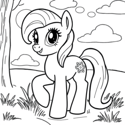 Coloriage : jeux de coloriage My Little Pony
