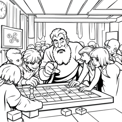 Colorier : coloriage de jeux de société