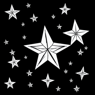 Étoiles coloriage