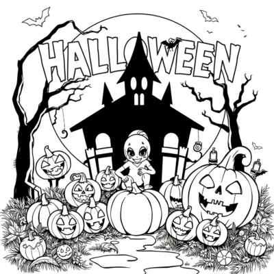 Coloriages d’Halloween