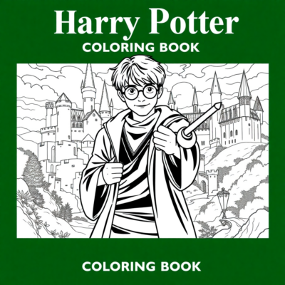 Livre de coloriage : Harry Potter livre de coloriage pour enfants