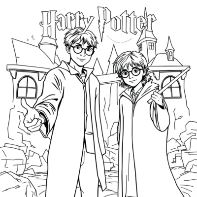 Coloriages Harry Potter à imprimer
