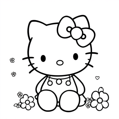 Coloriages Hello Kitty