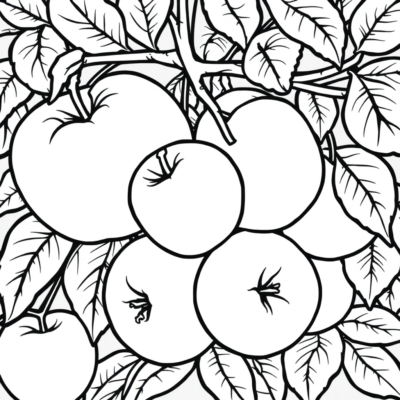 Petit Pomme coloriage