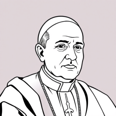 Jean-Paul II Coloriage