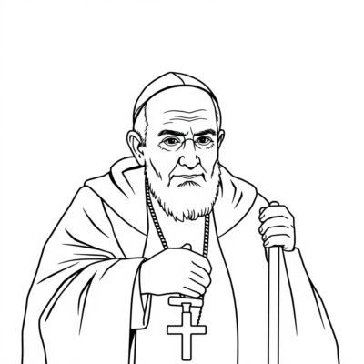 Jan Paul II coloriages