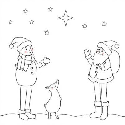 Livre de coloriage : cartes de Noël à colorier pour enfants