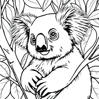 Coloriage Koala