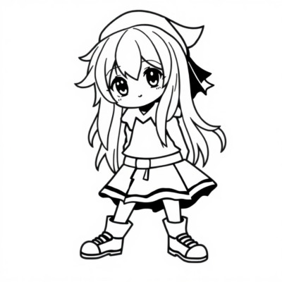 Livre de coloriage Anime à imprimer