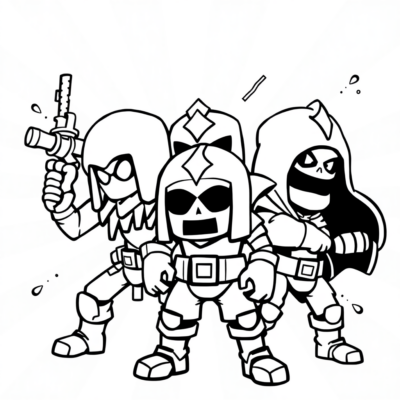 Livre de coloriage Brawl Stars