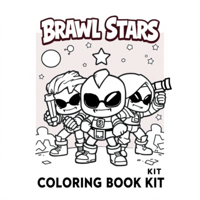 Livre de coloriage Brawl Stars Kit