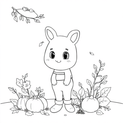 Coloriage : coloriage pour enfants automne