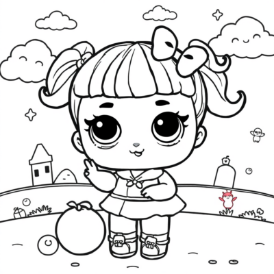 Livre de coloriage : livre de coloriage pour enfants LOL Surprise