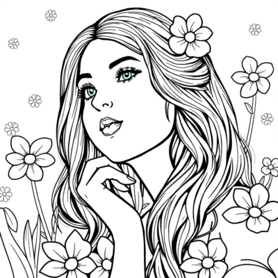 Livre de coloriage pour filles à imprimer