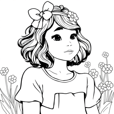 Livre de coloriage : livre de coloriage pour fille à imprimer