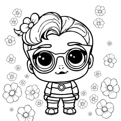 Coloriage à imprimer LOL OMG