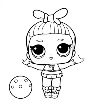 Coloriage à imprimer LOL Surprise