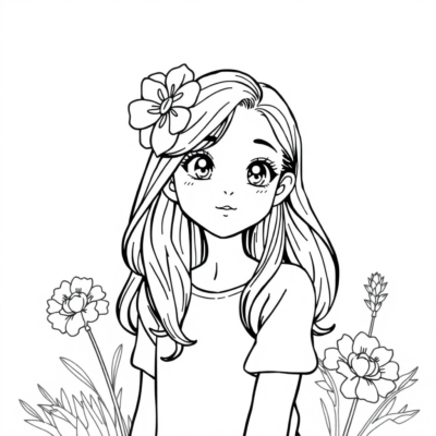 Livre de coloriage : livre de coloriage pour filles