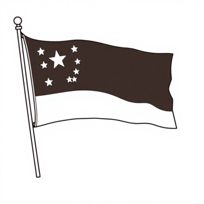 Livre de coloriage des drapeaux