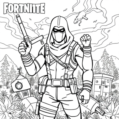Coloriage Fortnite