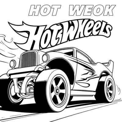 Colorie les voitures Hot Wheels