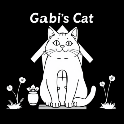 Livre de coloriage Maison de Chat Gabi