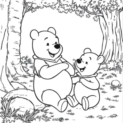 Livre de coloriage de Winnie l’Ourson