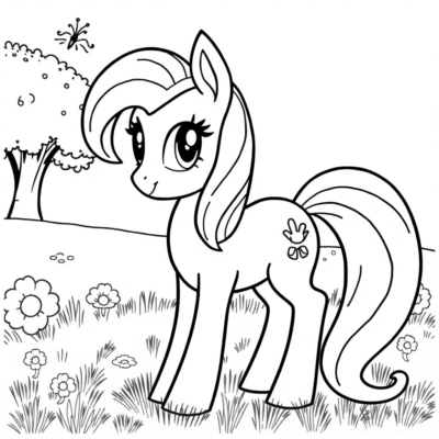 Livre de coloriage Mon Petit Poney