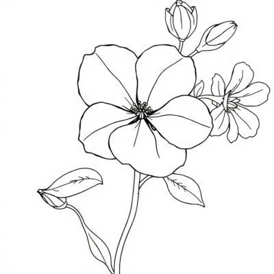 Coloriage Fleur