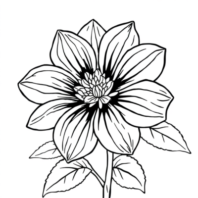 Livre de coloriage de fleurs