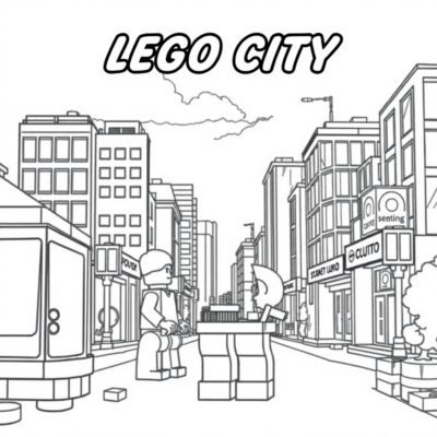 Coloring Book Lego City