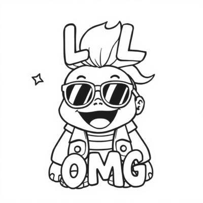 Coloring Book LOL OMG